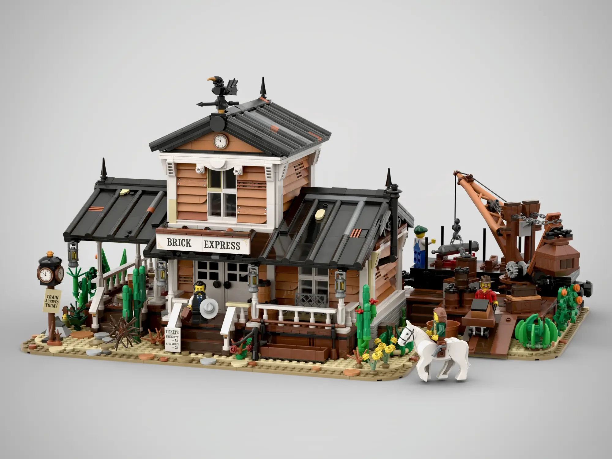 LEGO Wild West Train Station, BrickLink Designer Program