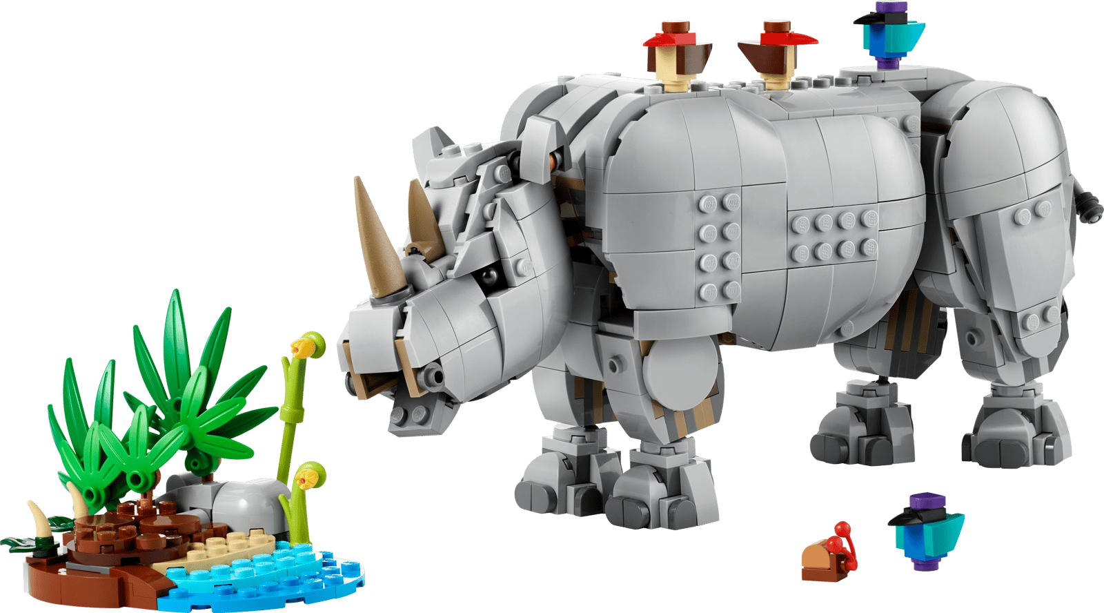 LEGO Wild Animals: Majestic Rhino with Birds (31171)