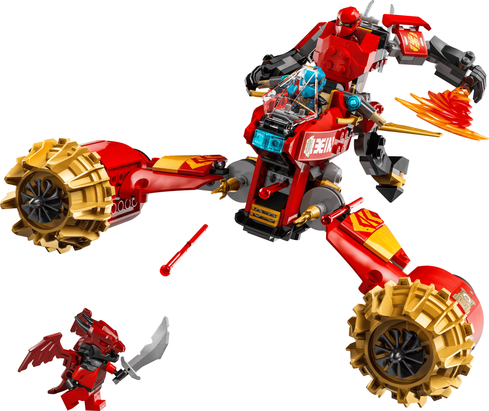 LEGO Burzowy jeździec-mech Kaia (71830)