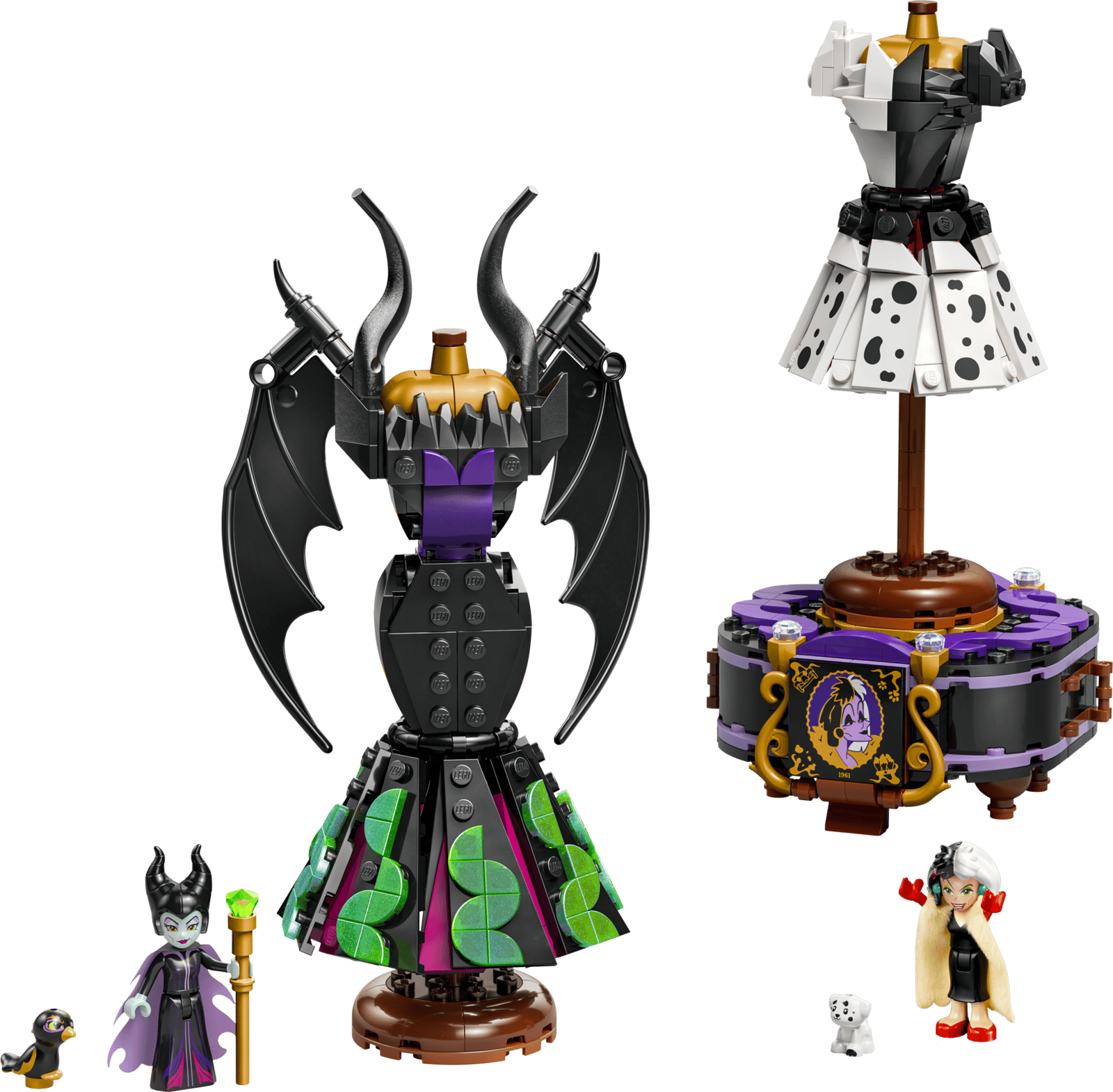 LEGO Maleficent's and Cruella De Vil's Dresses (43262)