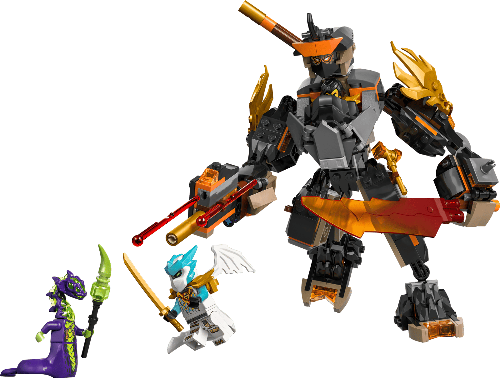 LEGO Cole's Mission Mech & Dragon Zane (71854)