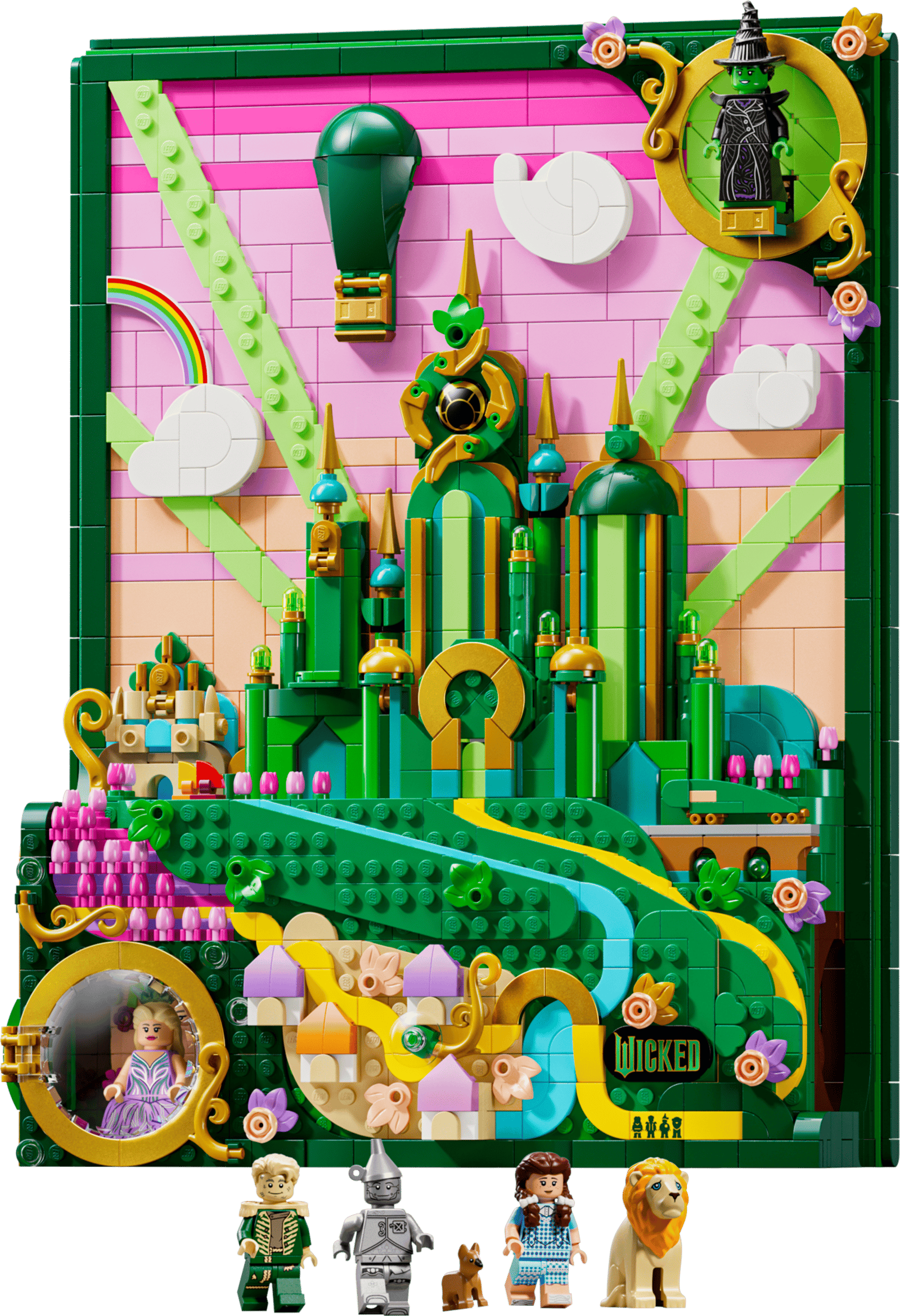 LEGO Wall Art Città di Smeraldo 75685