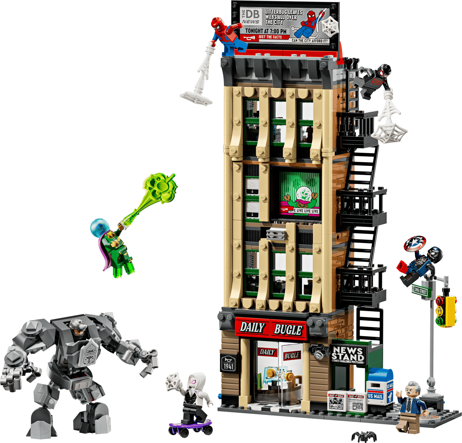LEGO Spider-Man vs. Mysterio: The Daily Bugle (76342)