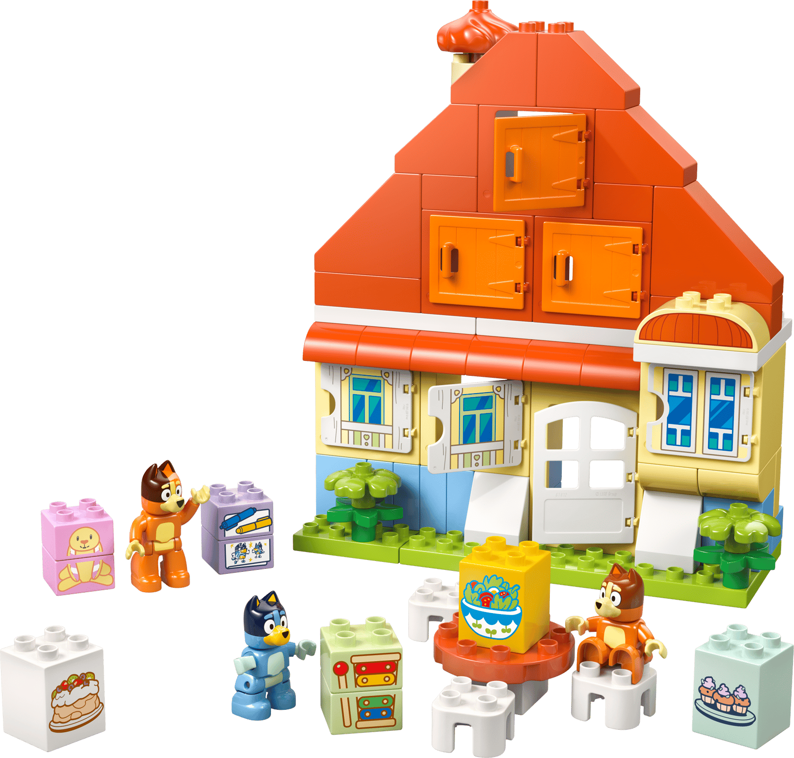 LEGO Casa Familiar de Bluey con Juego de Memoria 10459