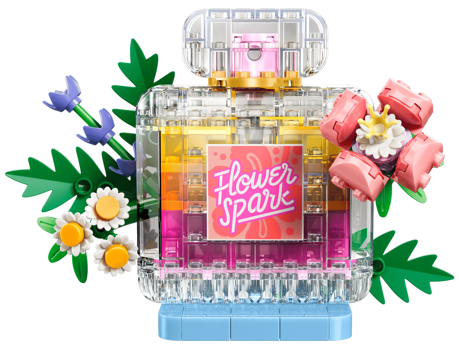 LEGO Floral Decor Perfume Bottle (31383)