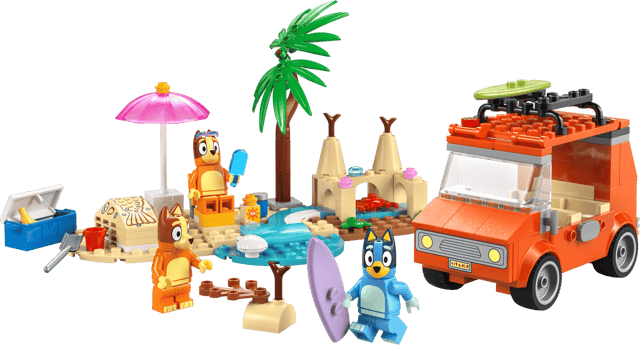 LEGO Bluey's Beach & Family Car Trip (11202)