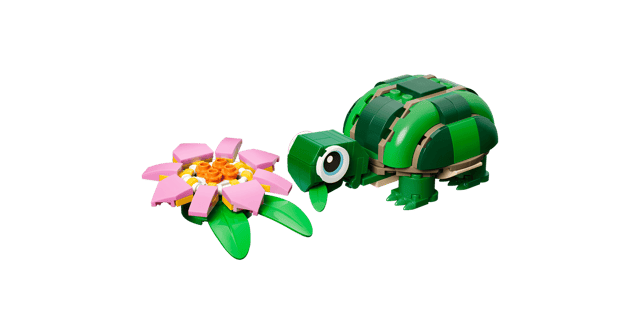 LEGO Turtle with a Water Lily Flower (31377)