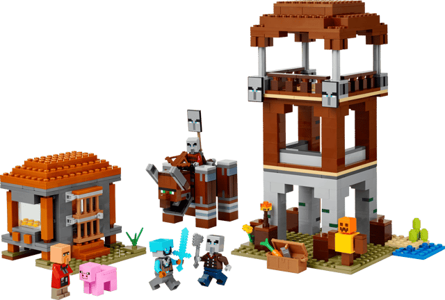 LEGO The Pillager Outpost and Ravager (21278)