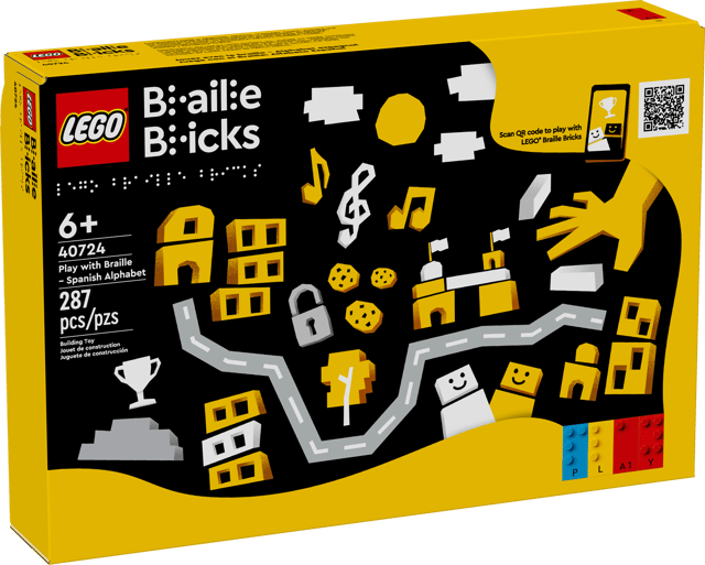 LEGO Play with Braille – Spanish Alphabet (40724)