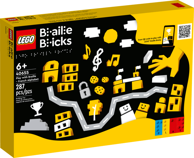 LEGO Play with Braille – French Alphabet (40655)