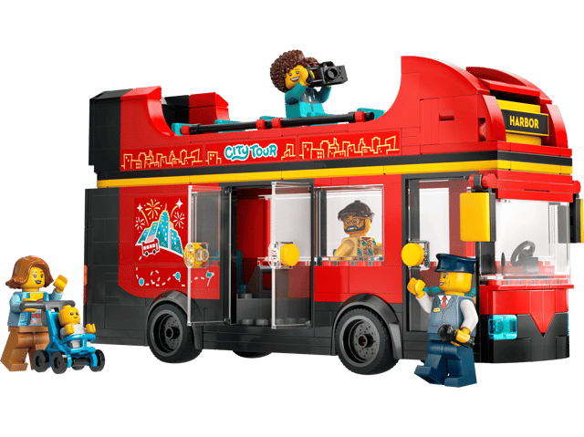 LEGO Autobús Turístico Rojo de Dos Plantas (60407)
