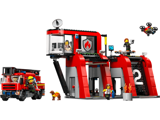 LEGO Fire Station with Fire Truck (60414)