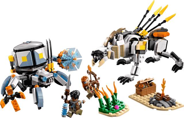LEGO Aloy & Varl vs. Shell-Walker & Sawtooth (77037)