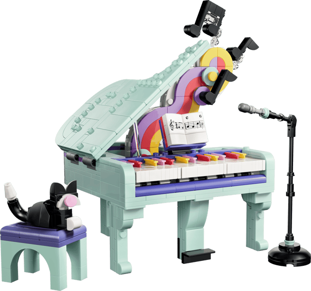 LEGO Music Decor Piano with Cat (31392)