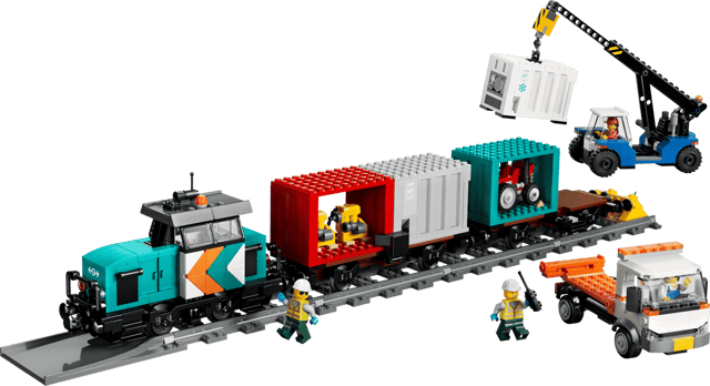 LEGO Harbor Freight Train with Crane & Truck (60509)