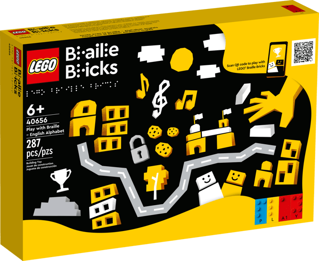 LEGO Play with Braille – English Alphabet (40656)