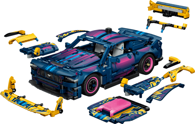 LEGO Custom Garage Ford Mustang GT Car (42236)