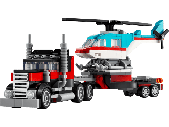 LEGO Flatbed Truck with Helicopter (31146)