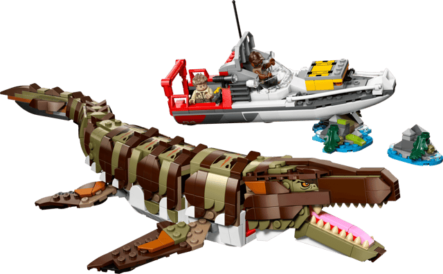 LEGO Brick-Built Mosasaurus Boat Mission (76974)