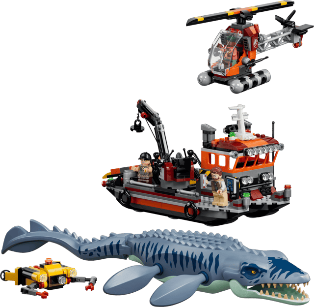 LEGO Mosasaurus Dinosaur Boat Attack (77983)